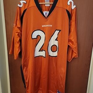 Clinton Portis Denver Broncos Jersey Men's Size 2XL Miami Hurricanes